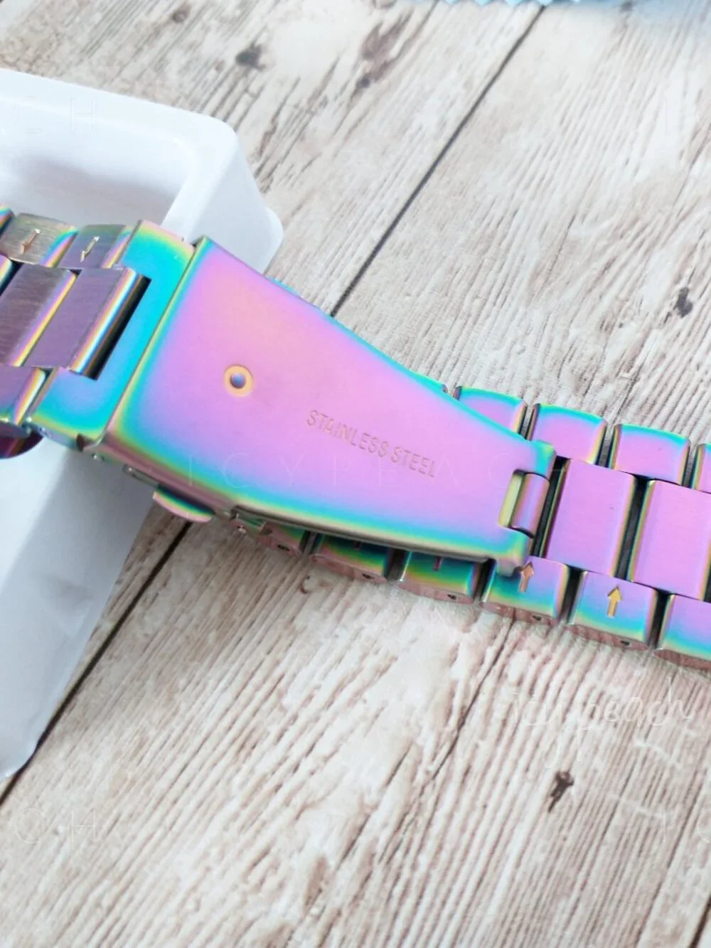 22mm Watch Band Stainless Steel Replacement Metal Strap Unisex Quick Release